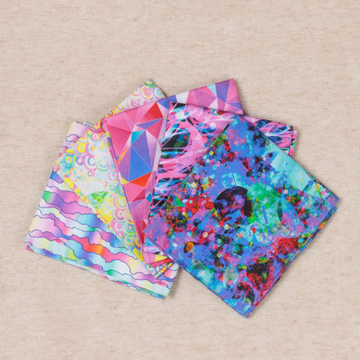 Fat Quarter Bundle (5pcs) - Multi Geo Blender 1