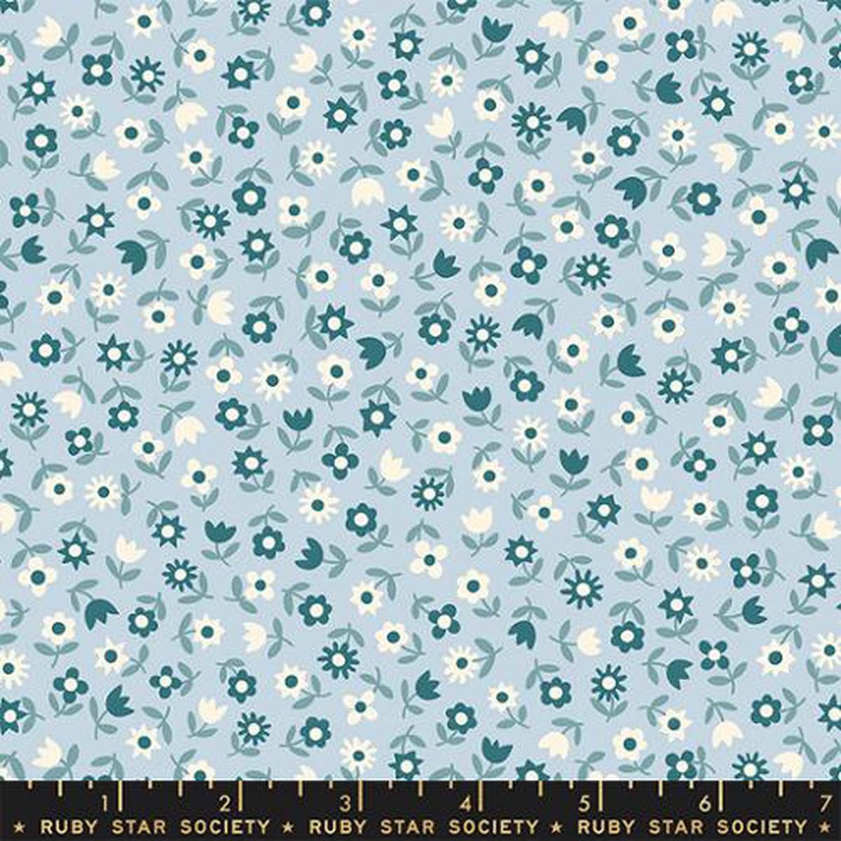RSS Picture Book - Picture Book Floral Water Blue