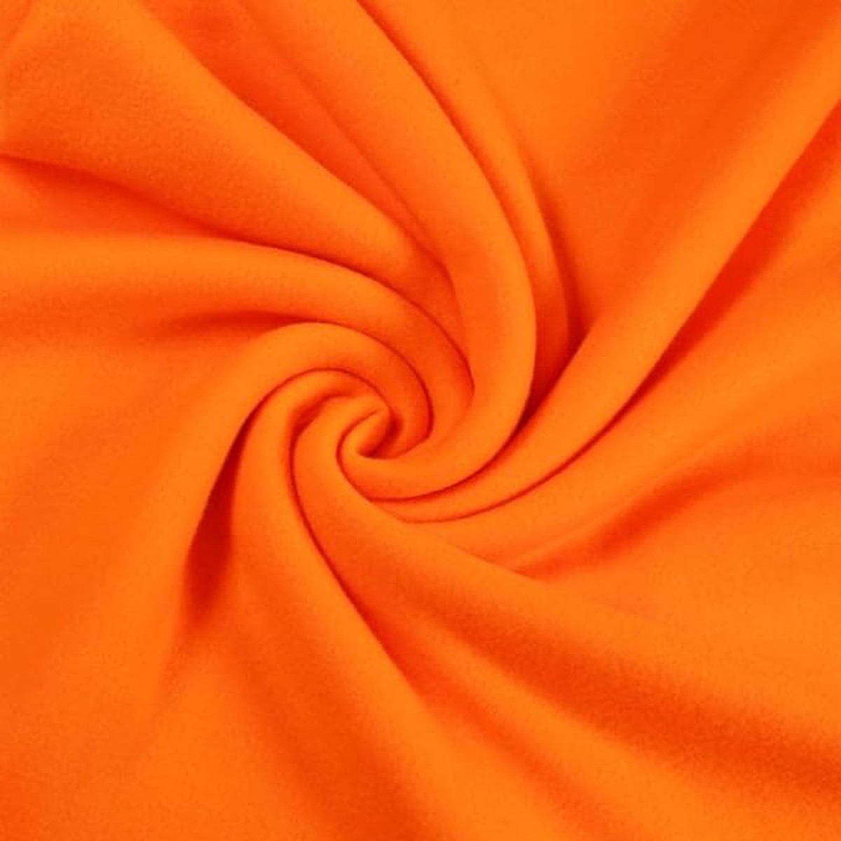 Anti-Pill Polar Fleece Fabric by the Yard Orange (60", 280 GSM)