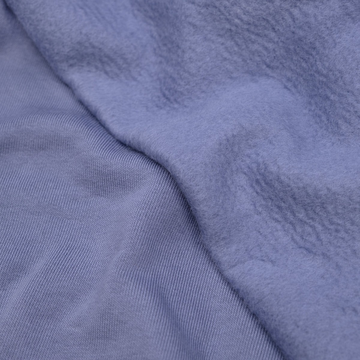Laidback 100% Cotton Sweatshirt Fleece - Periwinkle