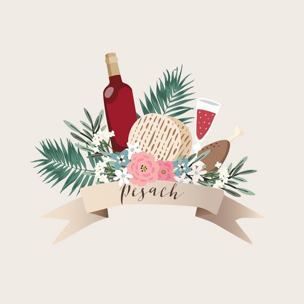 Pesach Fabric Panel