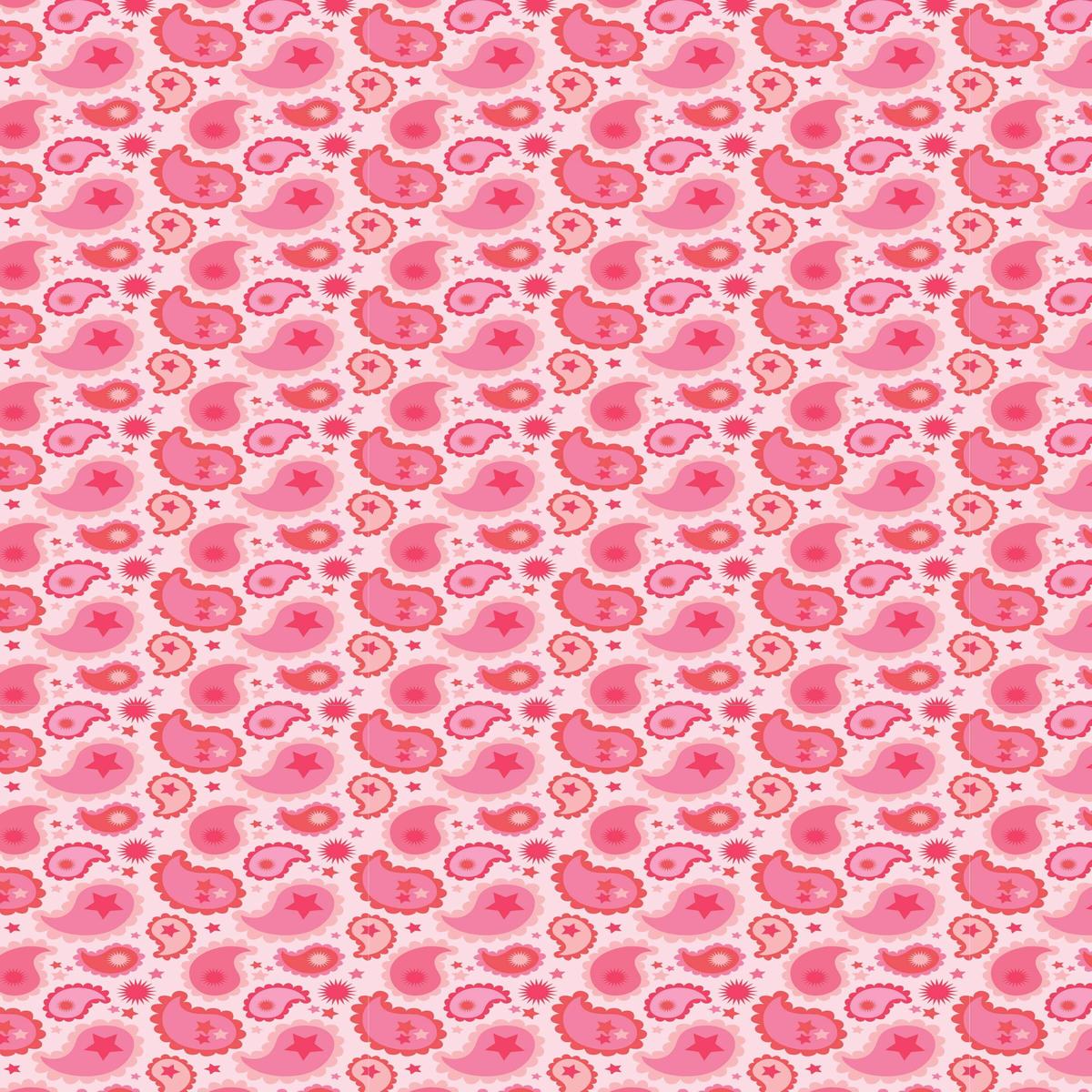 Calico Cowgirls Paisley & Poppy By Lori Woods For Poppie Cotton Pink / Multi