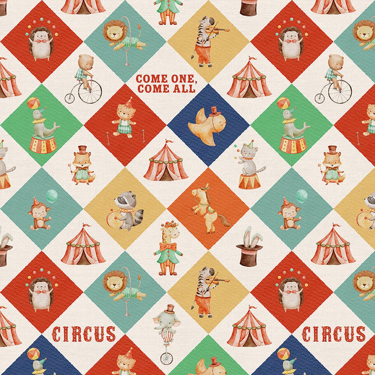 Circus Diamonds - Sateen - 118"