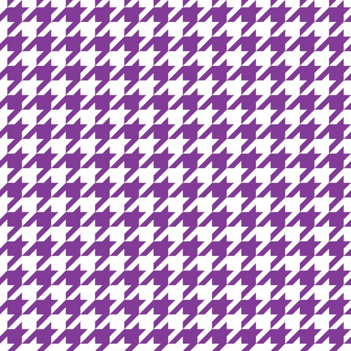 Houndstooth Fabric - Grape
