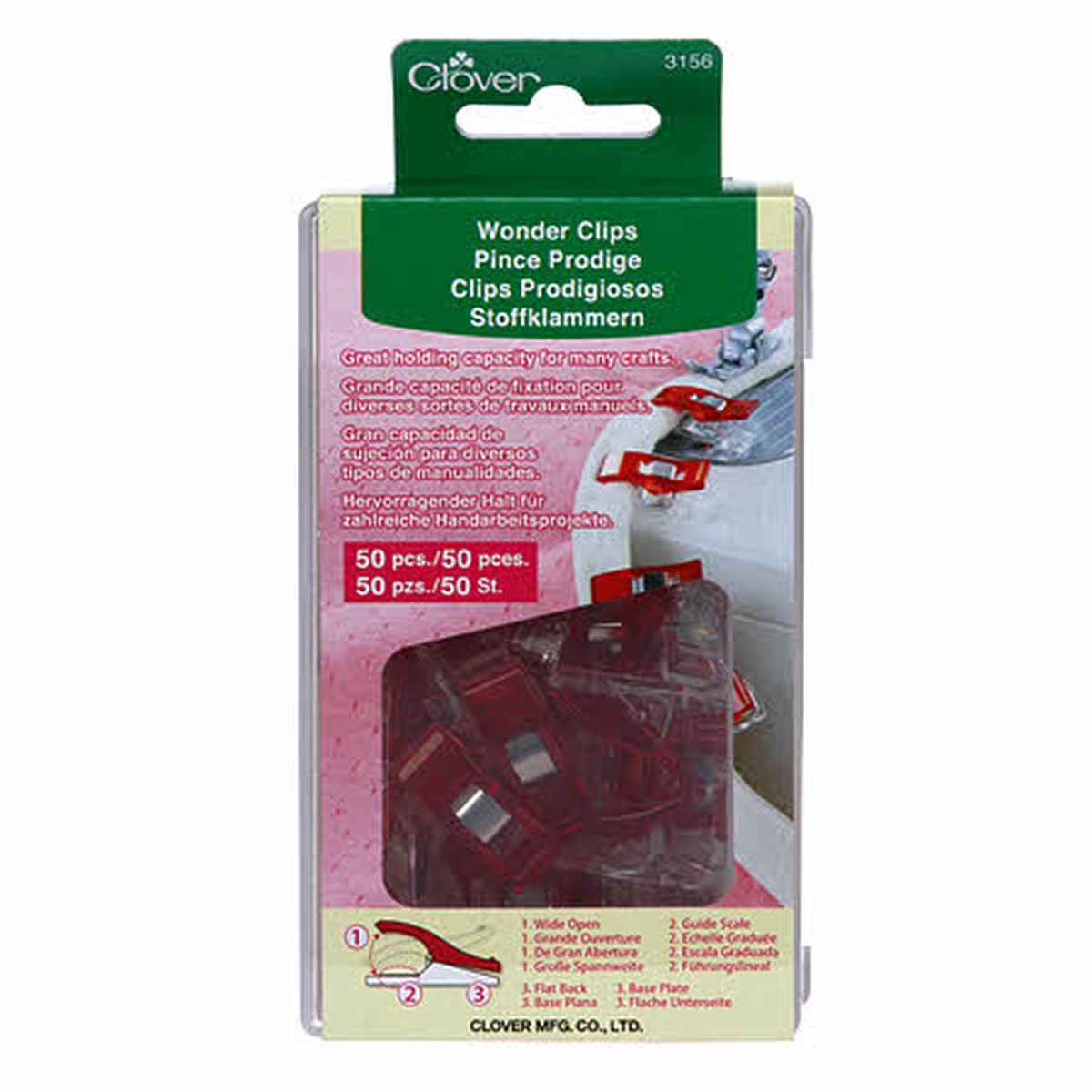 Clover Wonder Clips 50 count
