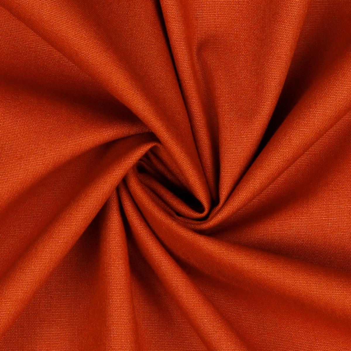 Poplin fabric 100% cotton - rust 071 - Oeko-tex (price for 10cm)