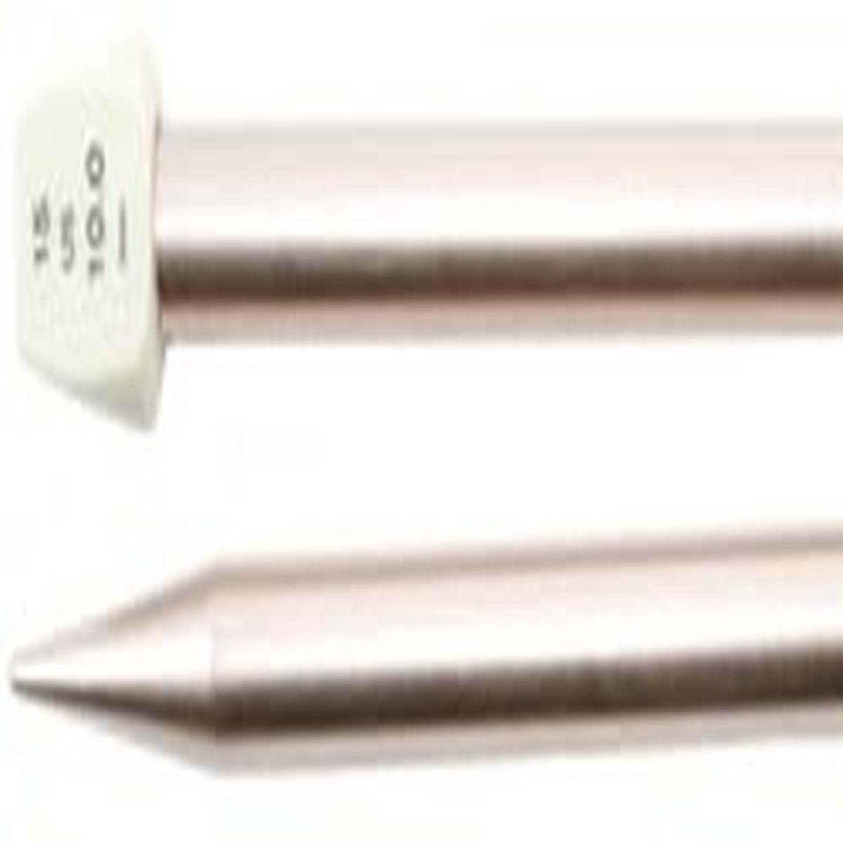 Susan Bates Silvalume Single Point Knitting Needles 14" Size 15 - Salmon