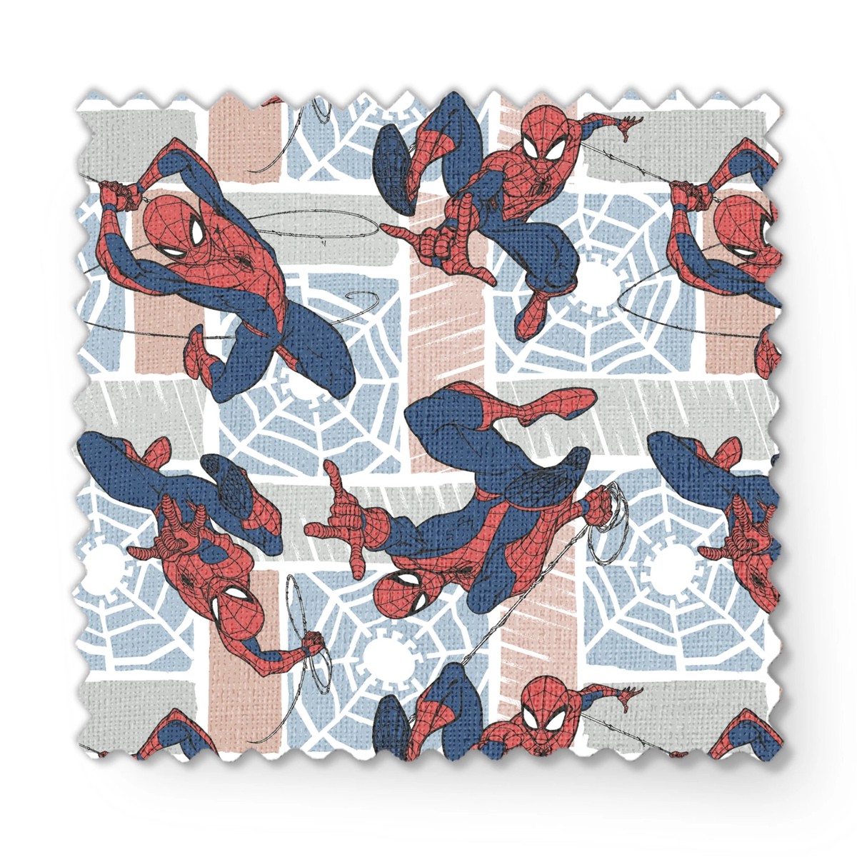 Marvel Spider-Man Action Comic Fabric