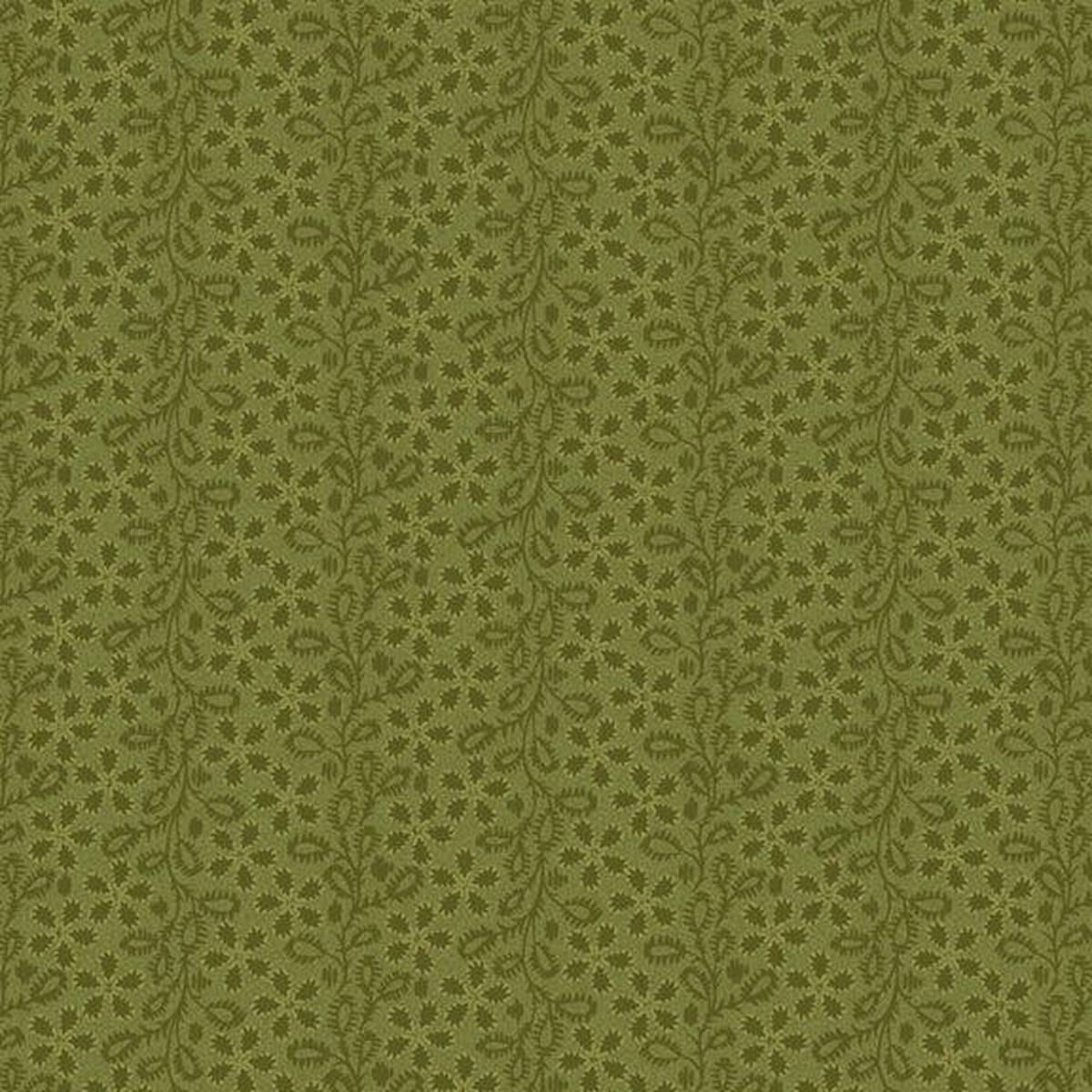 Primrose Prints - Posy Stripe - Green 44" / 45" Fabric Per Yard