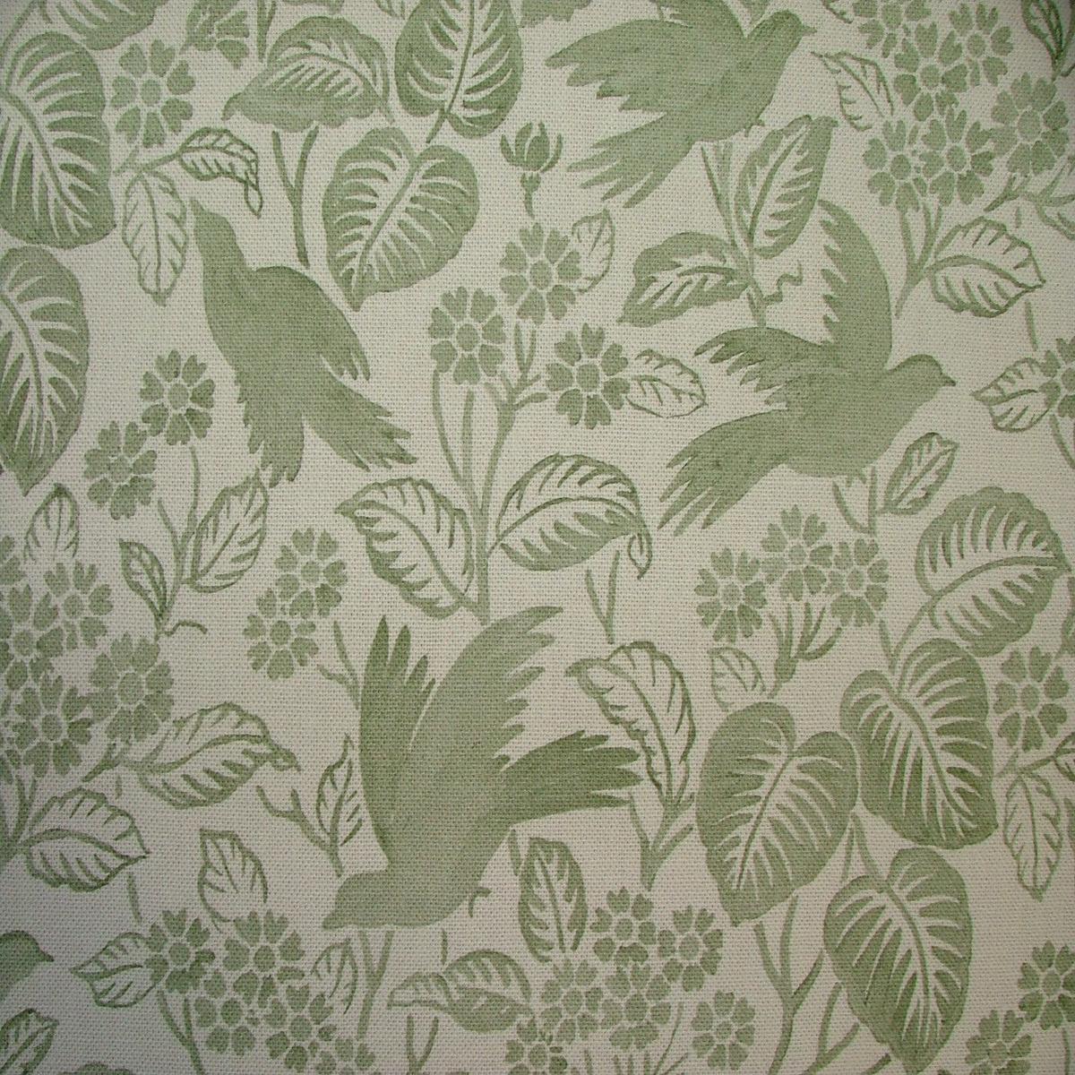 Springfield Birds And Floral Willow Cotton Fabric Curtain Upholstery Cushion