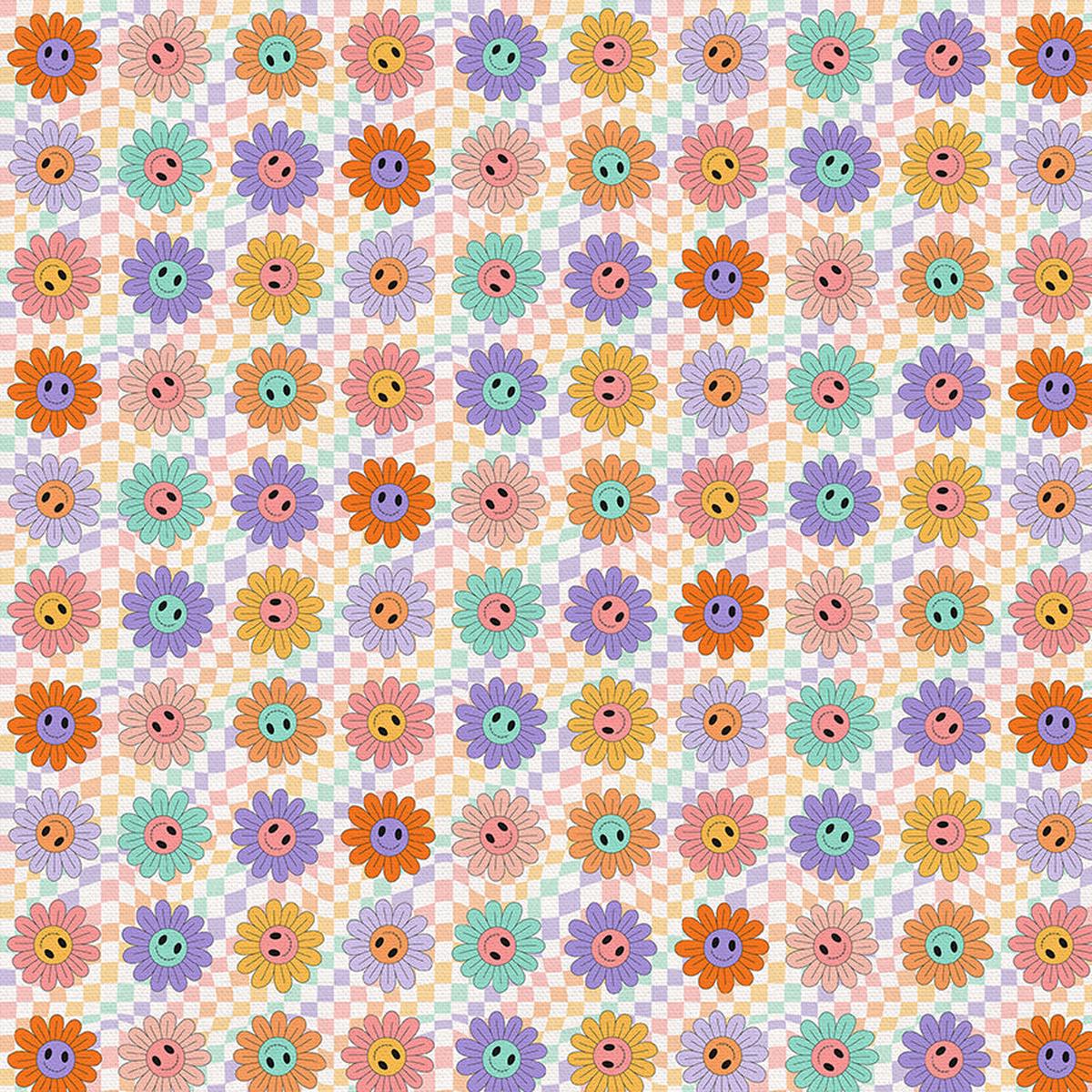 Groovy Flowers - Quilting Cotton - Wide