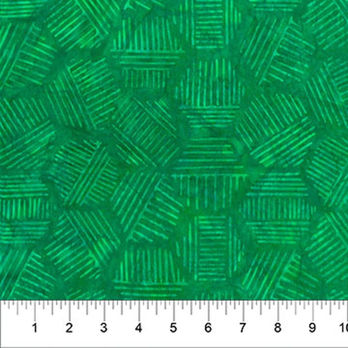 Hexies Batiks Emerald