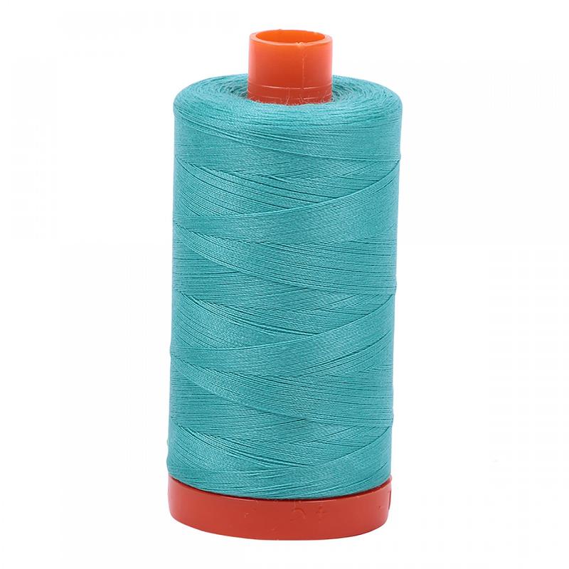 Mako Cotton Thread Solid 50wt 1422 yard spool Light Jade A1050-1148