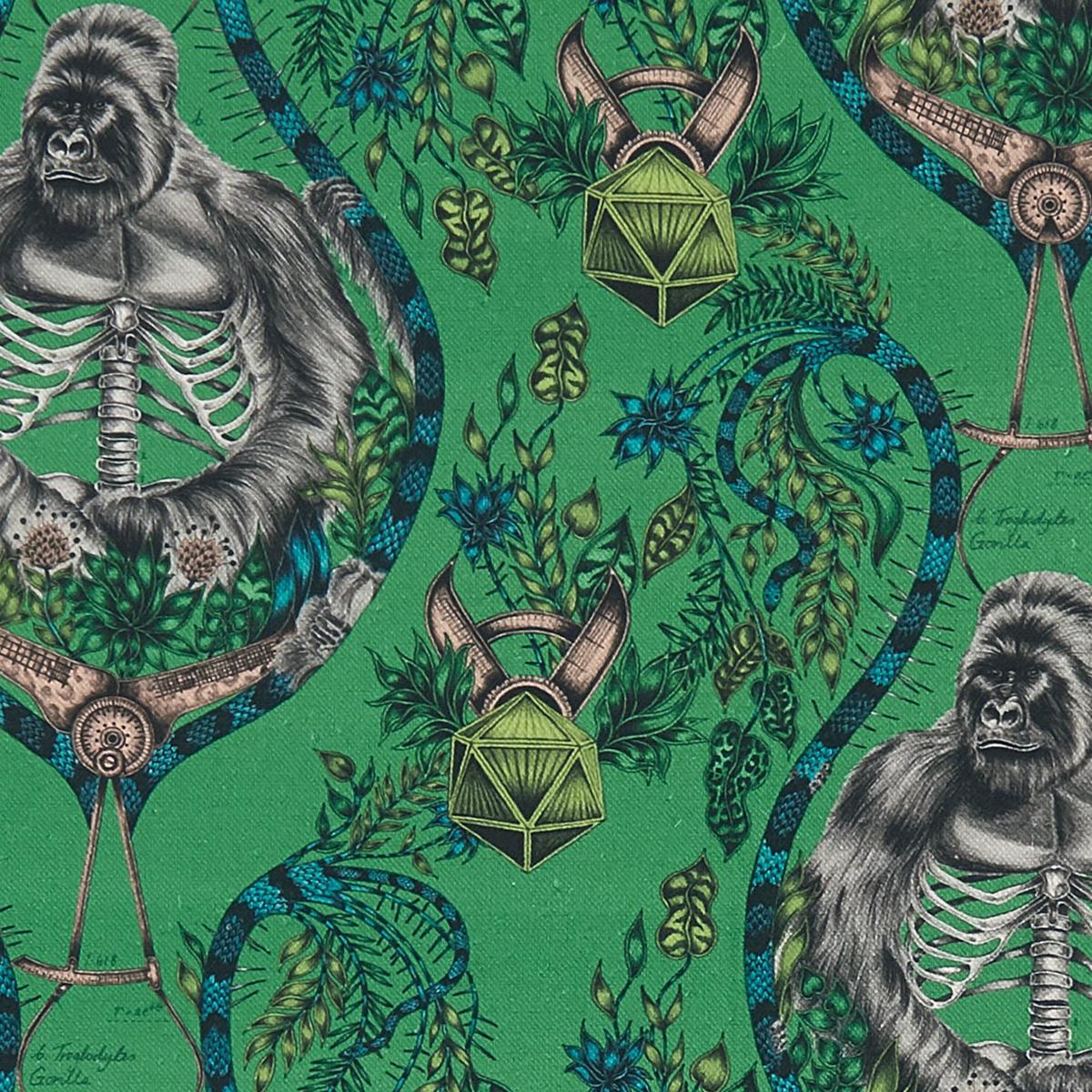Silverback Linen - Green | Order A Sample