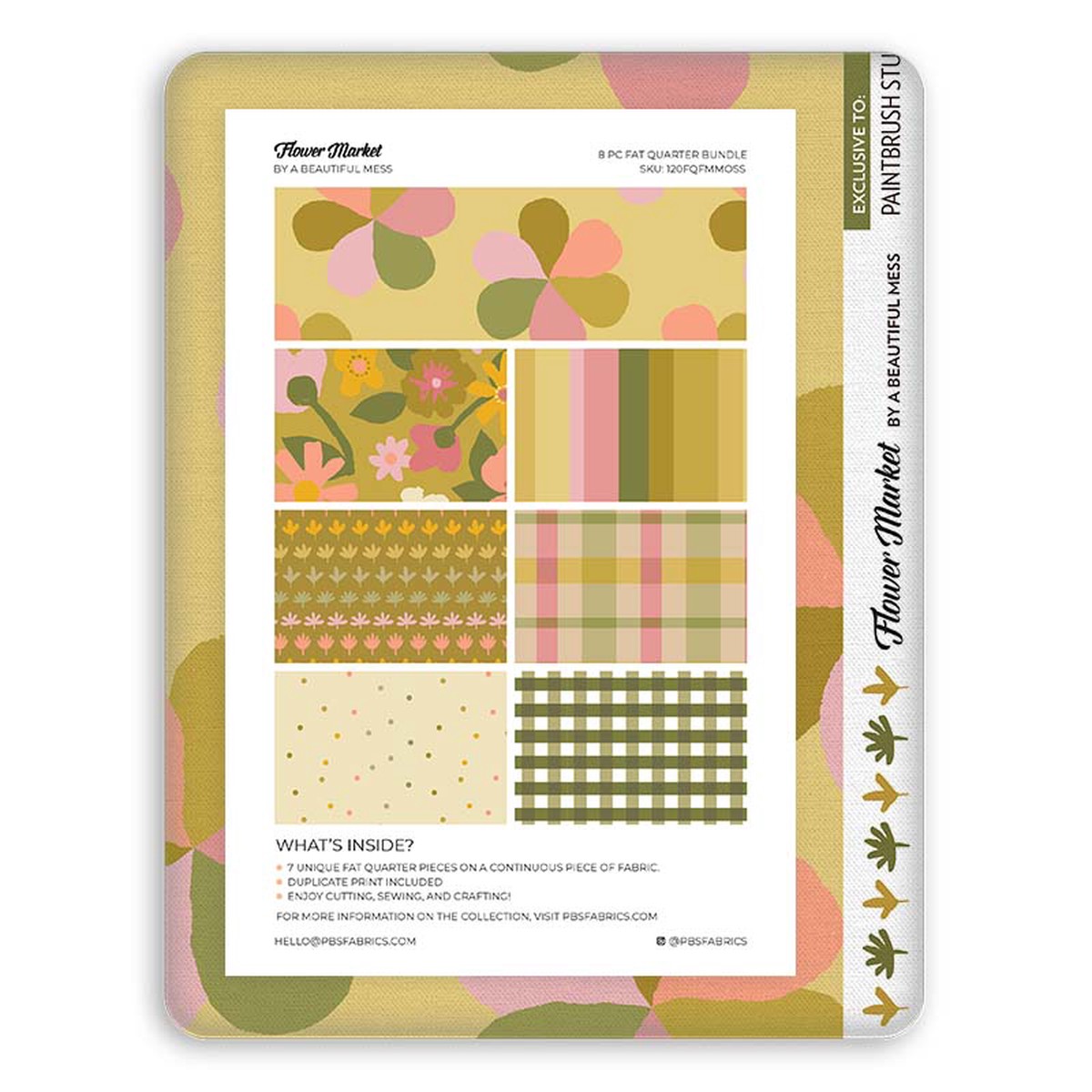 Flower Market - Flat Fat Stack 8 PC