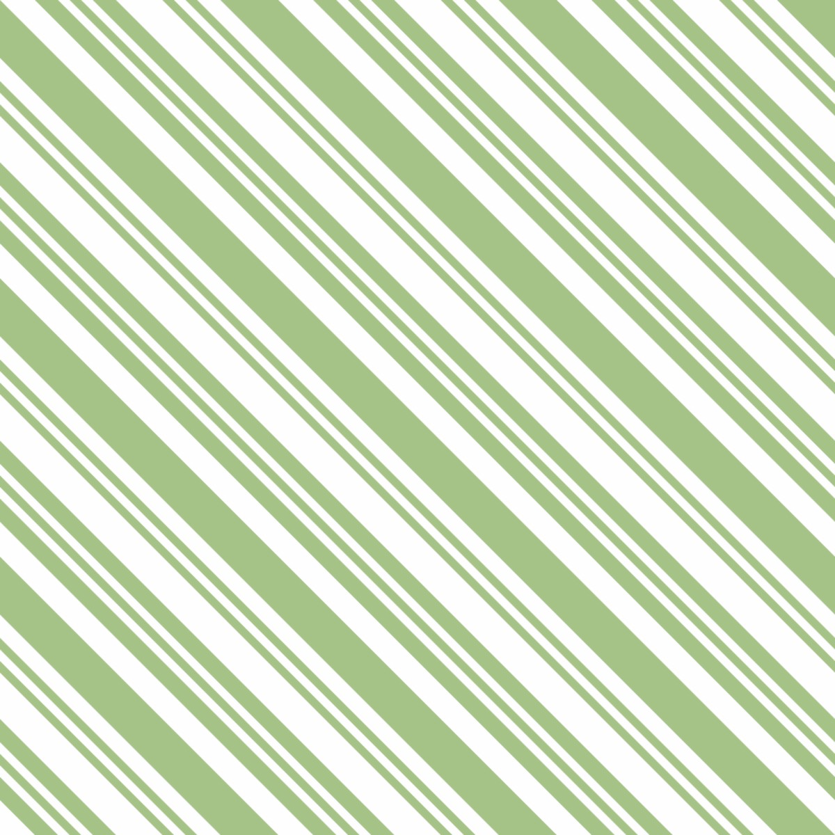 Diagonal Multi Stripe Fabric - Pistachio Green