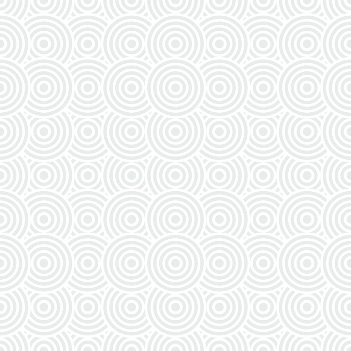 Get Back Circles Fabric - Silver