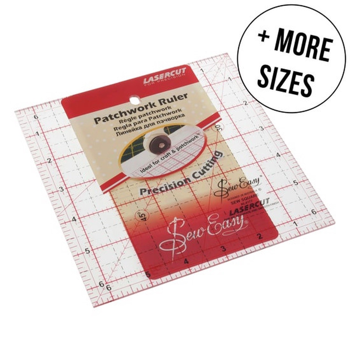 Sew Easy Quilting Ruler (Square)
