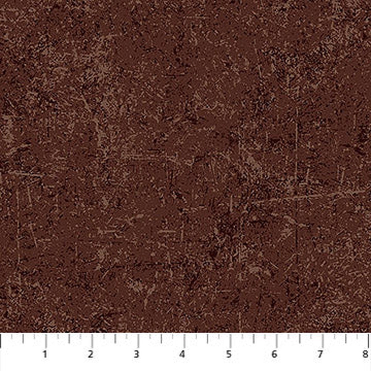 Chocolate Glisten 43"/44" Cotton Fabric Per Yard