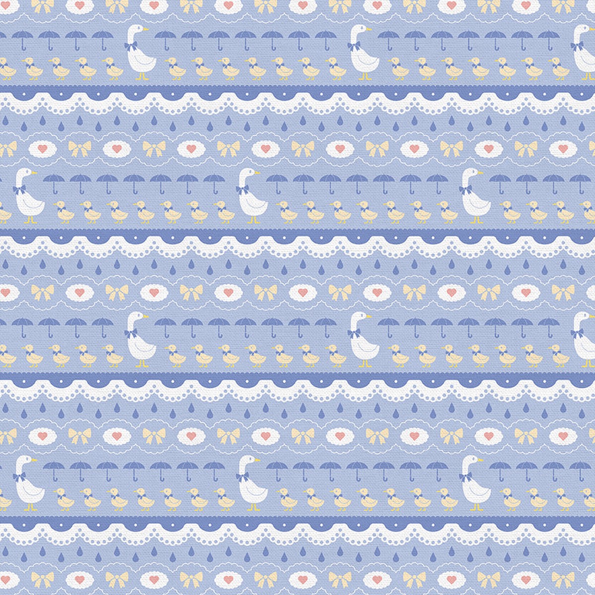 Mother Duck Lace - Blue