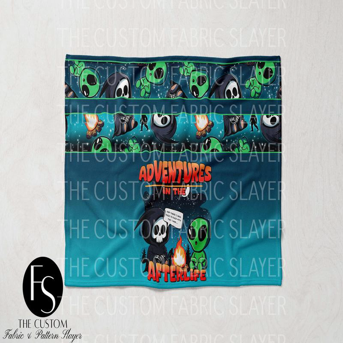 The Custom Fabric Slayer Blankets 8211 Stories in the afterlife 8211 SPOOKYSQUAD
