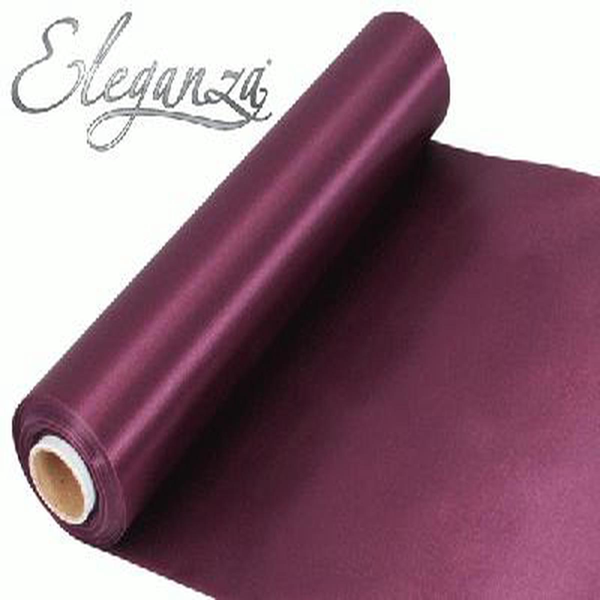 Discontinued Satin Fabric Roll - 29cm x 20m - Burgundy