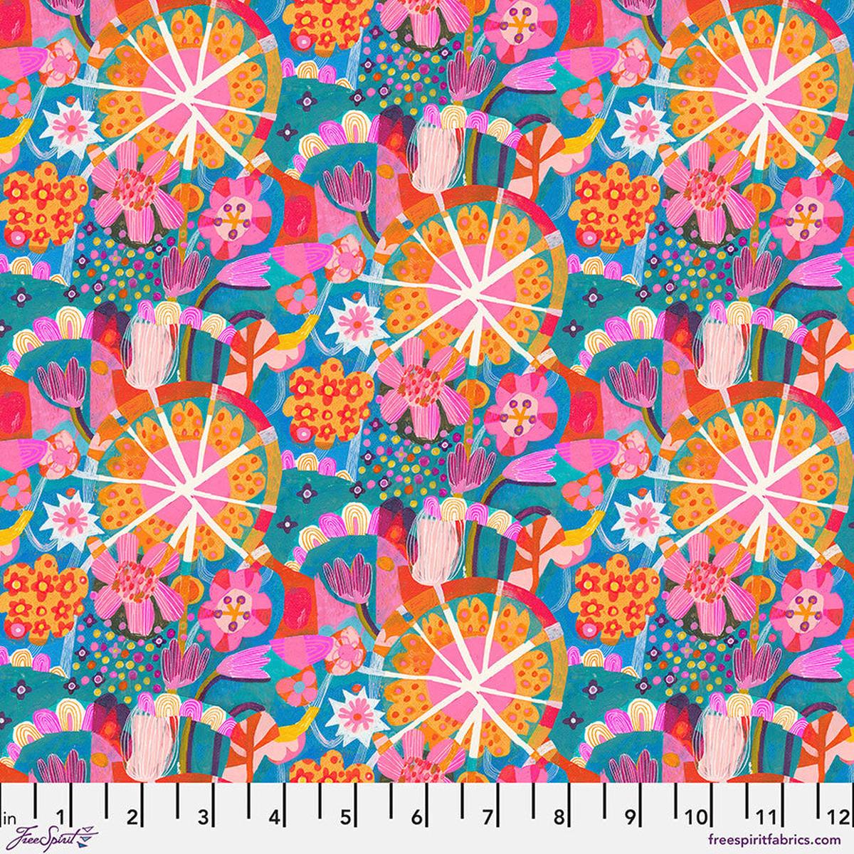 Fabric STAR-MULTI, from COLORI Collection by Este McLeod, PWES034.MULTI - 1 yard cut