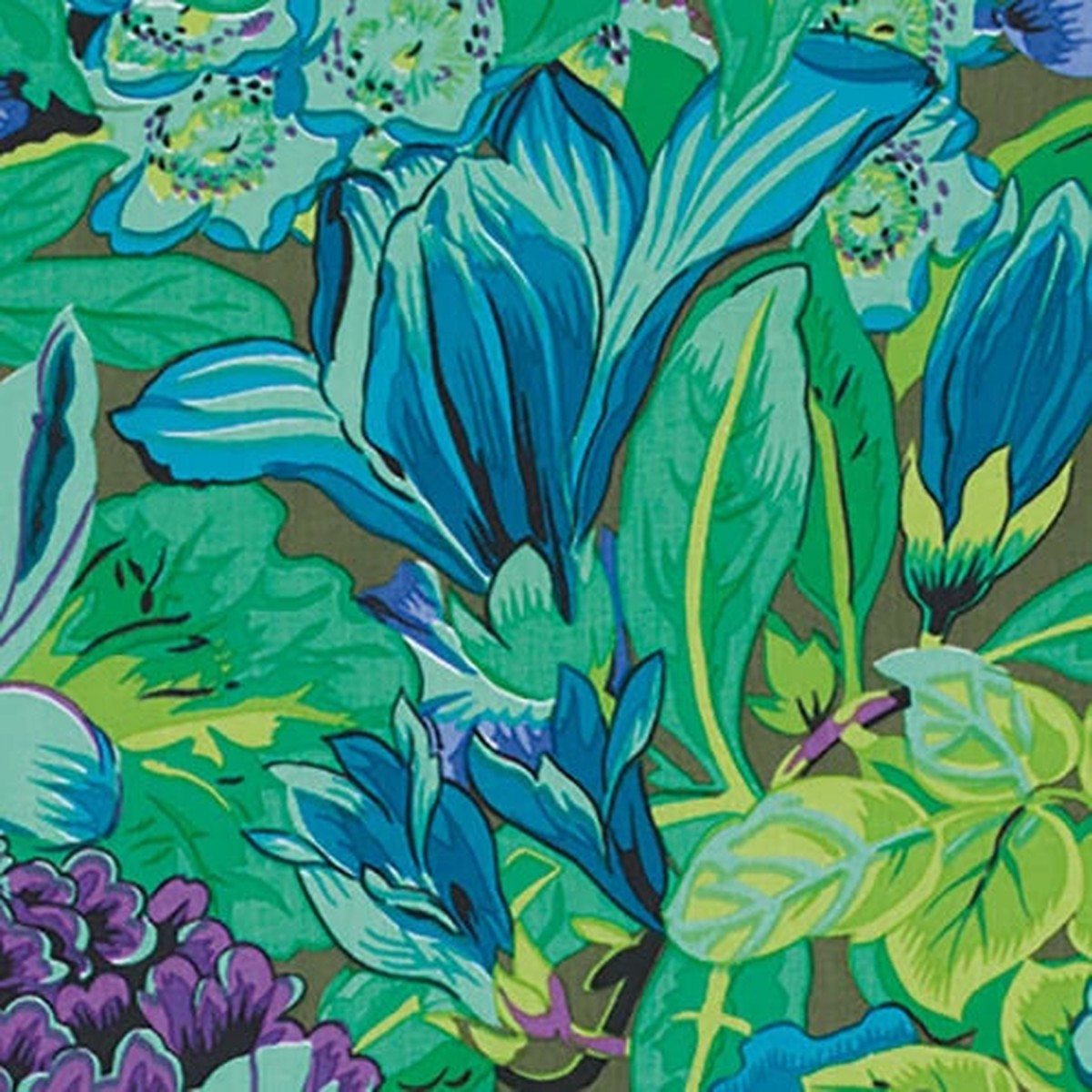 Free Spirit Fabrics - Kaffe Fassett Collective Stash Lavinia Green SOLD BY THE HALF YARD