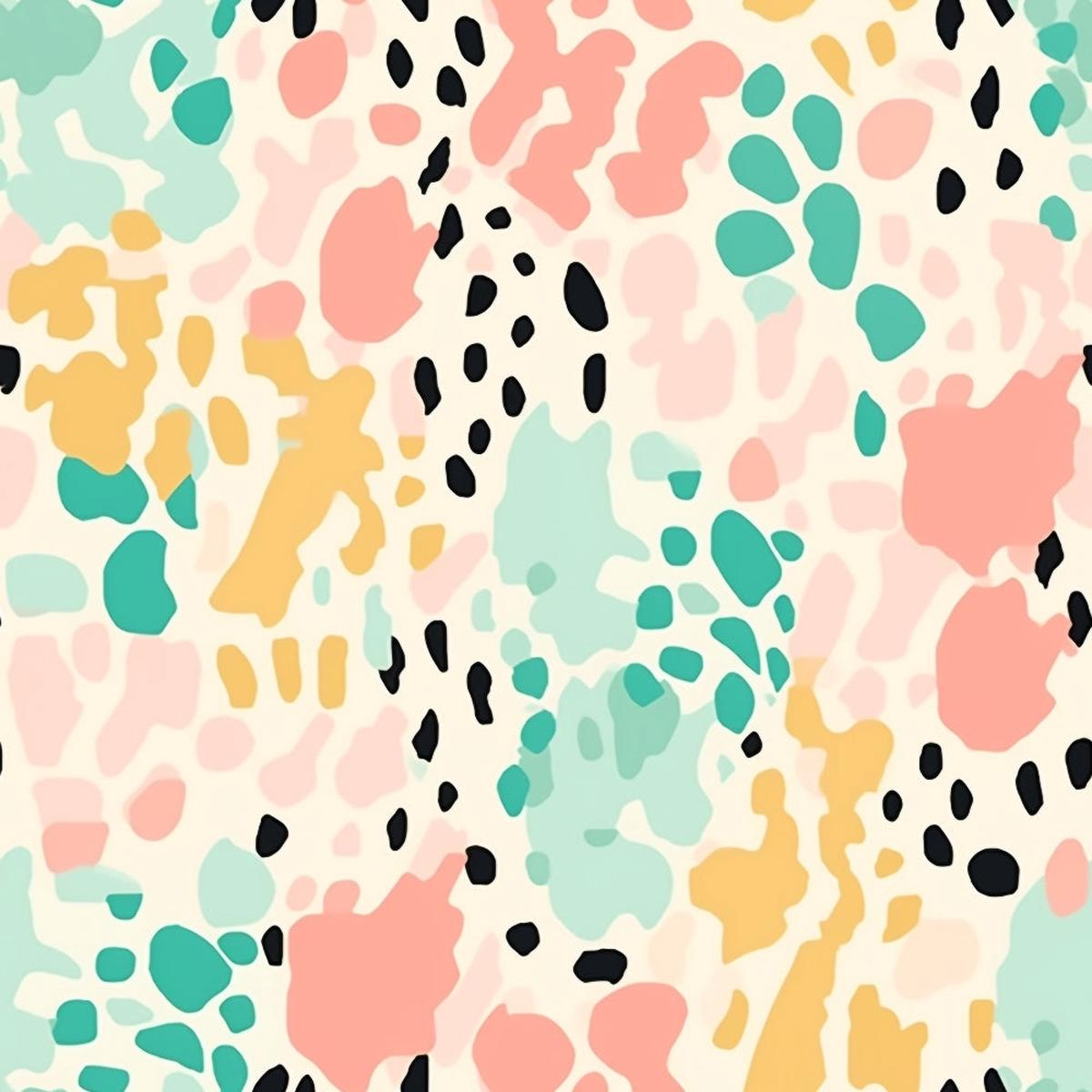 Pastel Leopard Skins Pattern 9 Quilting Cotton Fabric