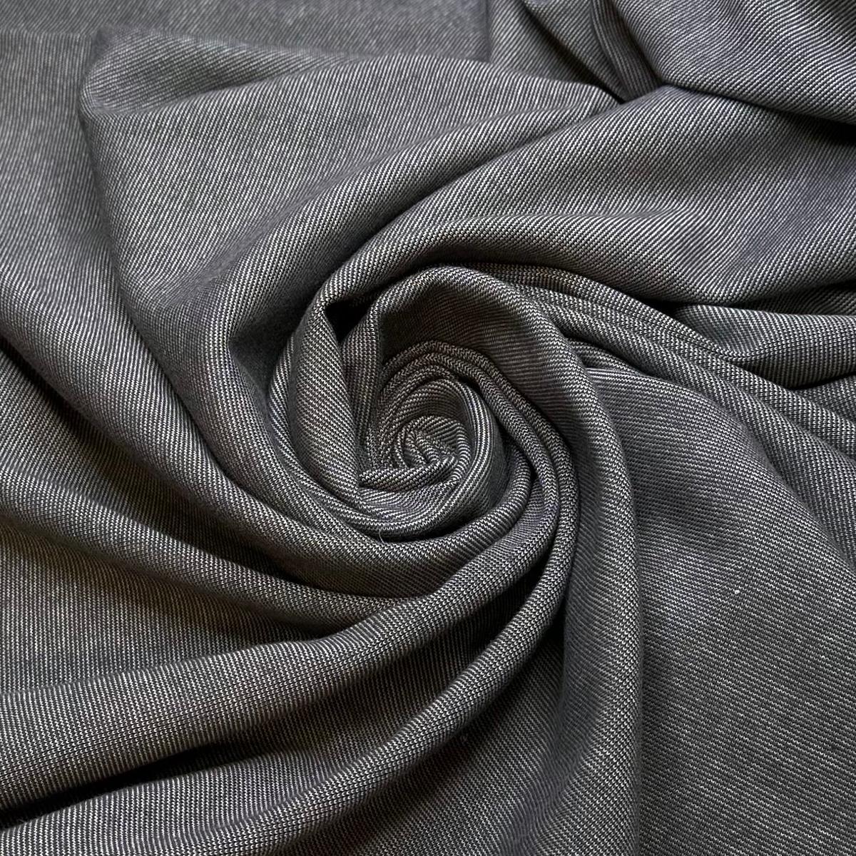 Endless Ironing - Rib Knit Cotton/Elastane Knit - Grey - 1M Bundle