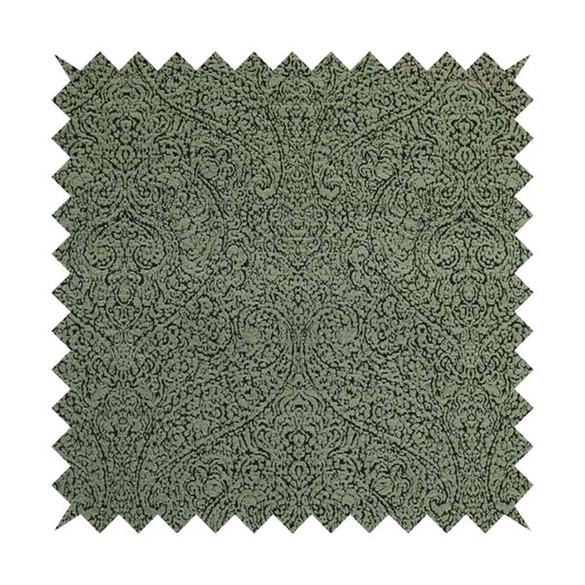 Momentum Damask Pattern Quality Soft Chenille Upholstery Fabric In Grey Colour MSS-42