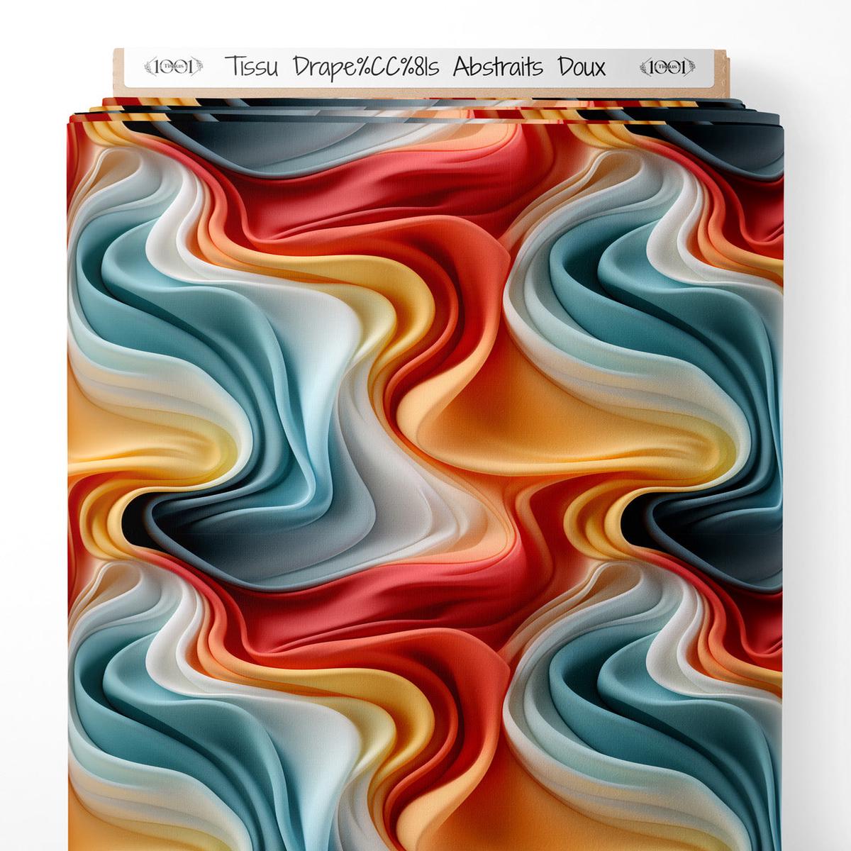 Tissu - Drapes Abstraits Doux