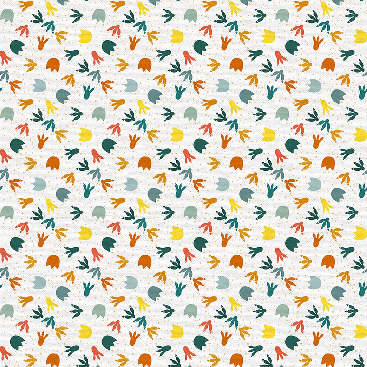 Ditsy Footprints - Blue