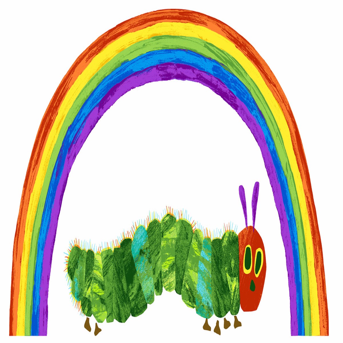The Very Hungry Caterpillar Rainbow Panel Cream 9597L