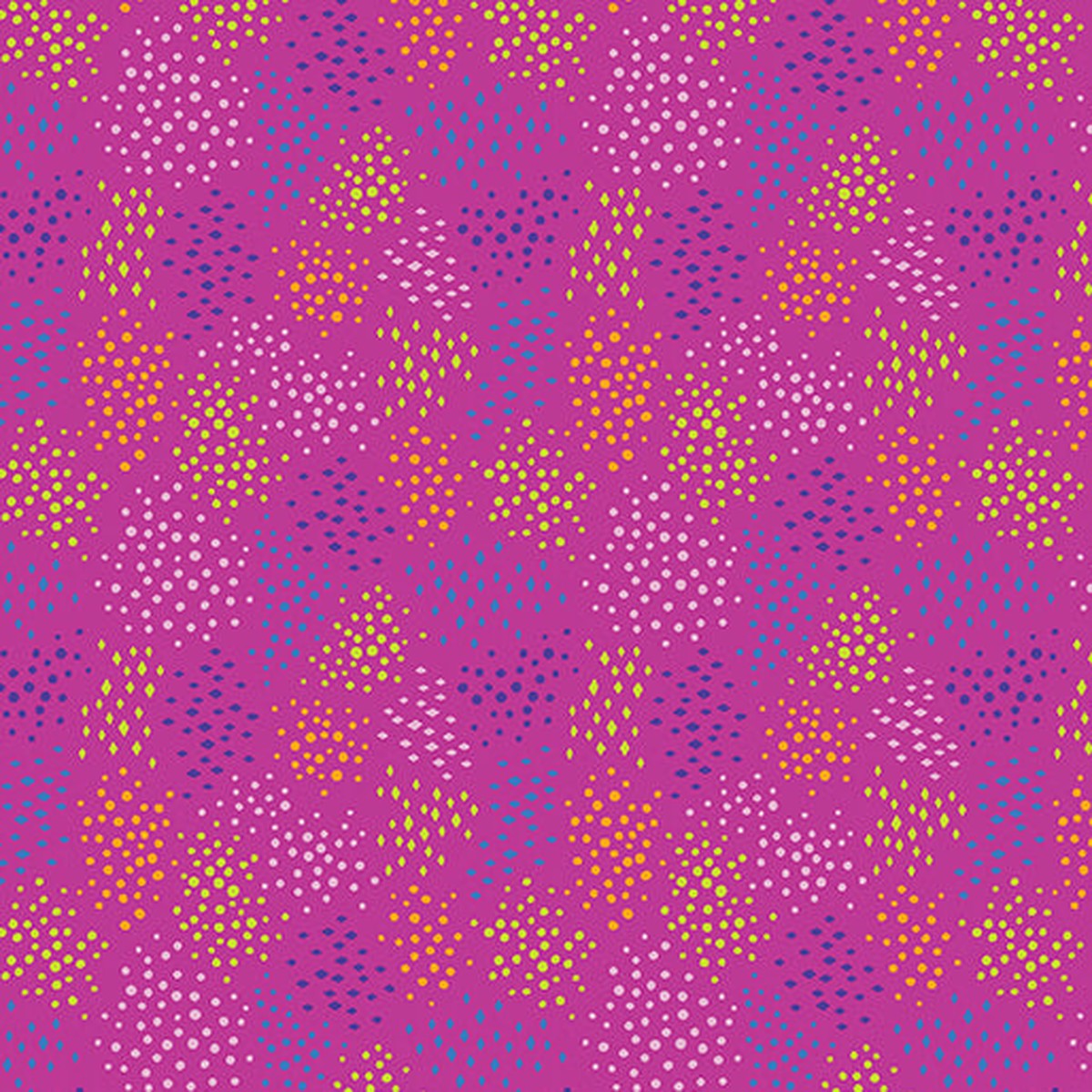 Ditsy Dots Fuchsia Cheeto's World Cotton 44"/45" Fabric Per Yard
