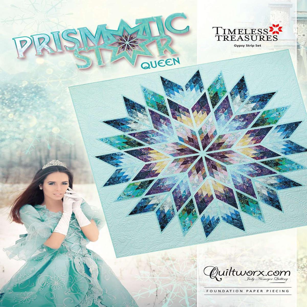 Prismatic Star Queen Pattern by Judy and Brad Niemeyer