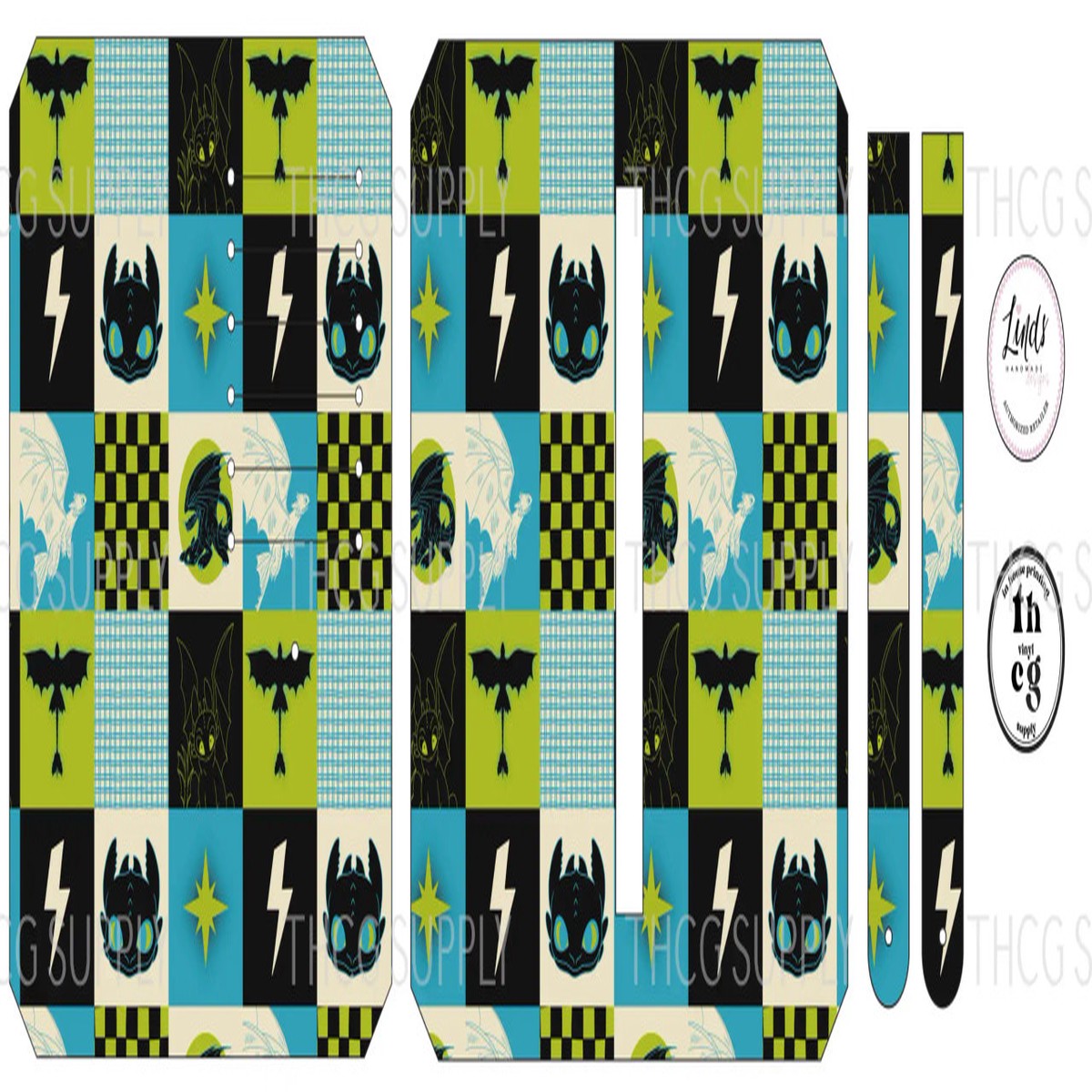 Cut and Sew - Purse Pal CFBB208 Blue Night Crawler