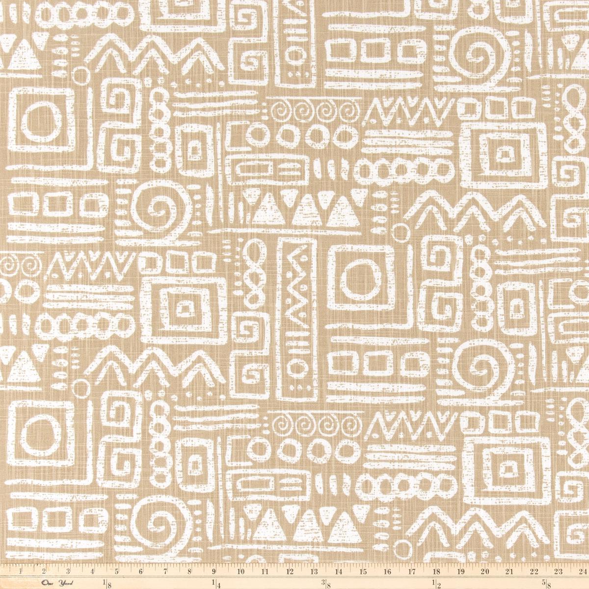 Glyphics Gobi Slub Canvas Fabric By Premier Prints
