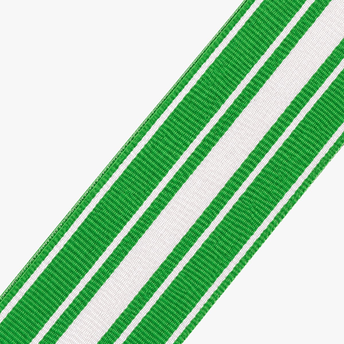 Polyester Tape 38mm White & Lime