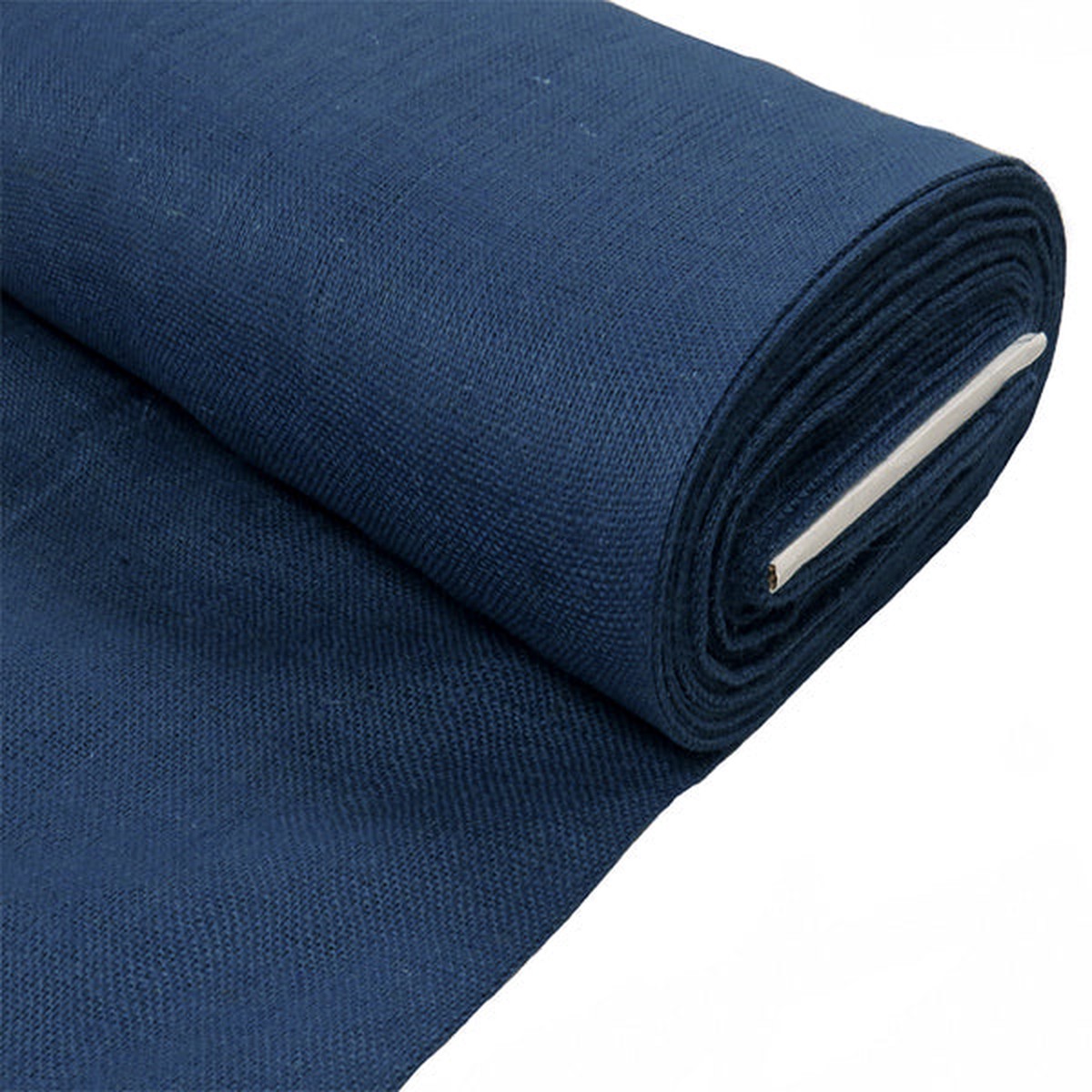 Burlap Fabric, 39" / 40" Wide - 100% Jute, Navy