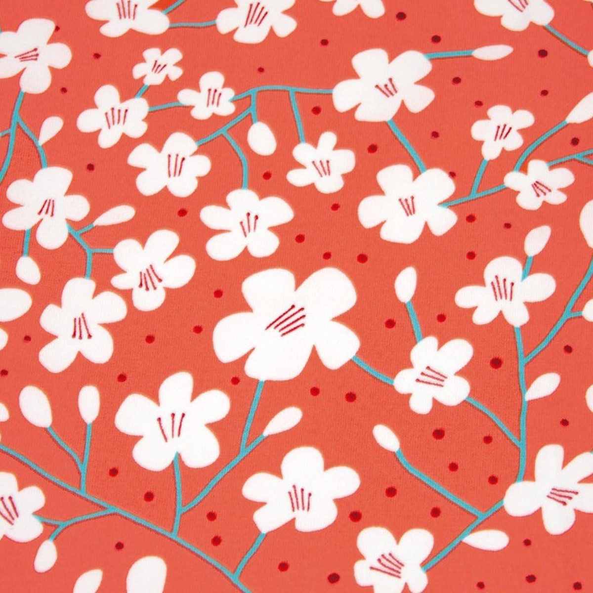 Katia Cotton Jersey - Japan Flowers