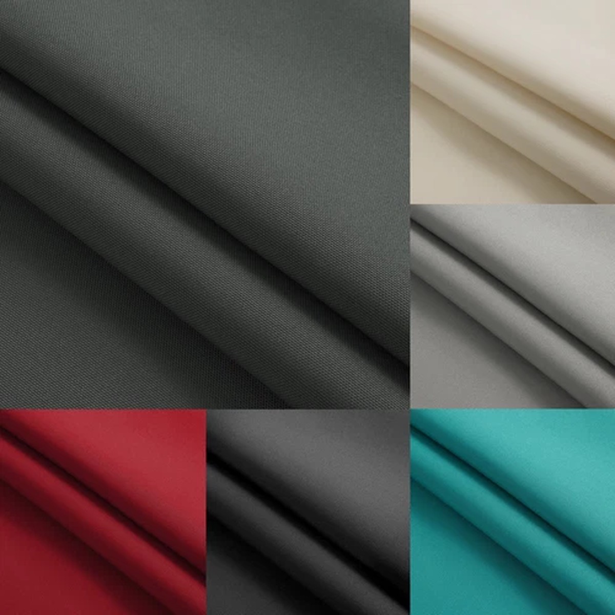 1200D Waterproof Canvas Fabric 58"W Marine Upholstery Cloth Reduce UV Glare Heat