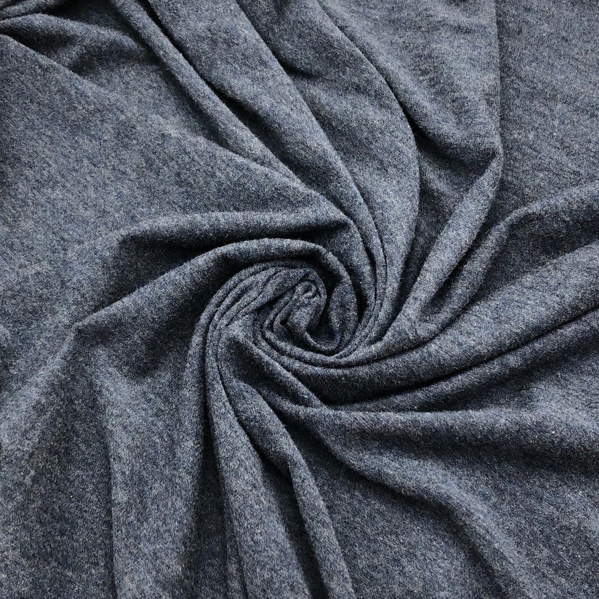 Laughter Through Tears - Bamboo Cotton Knit - Medium Blue - 2.5M Bundle