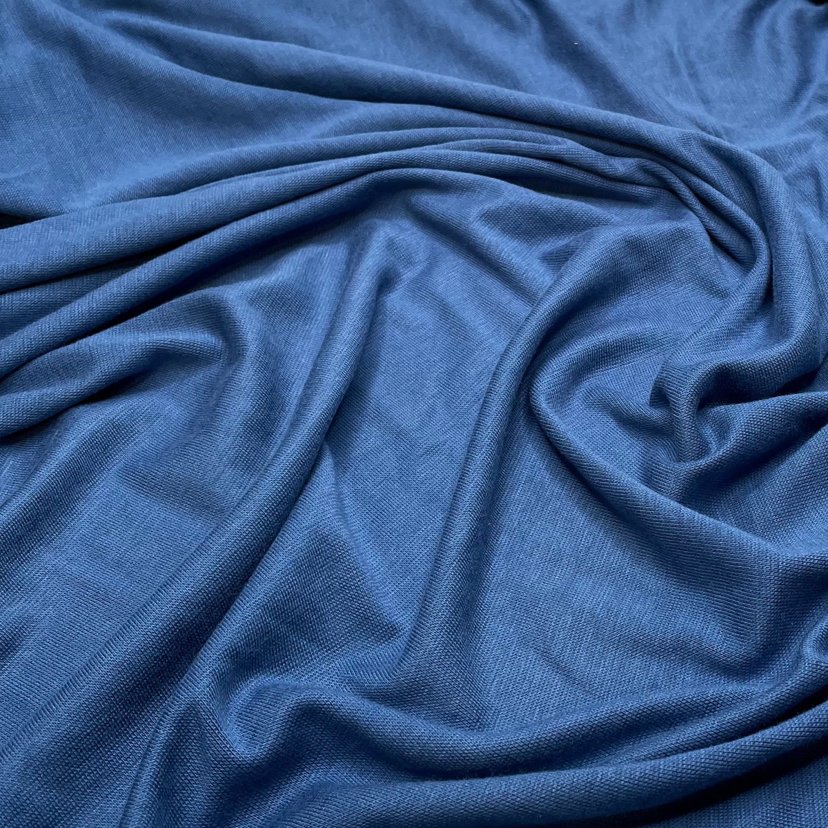 Random Order - Rib Knit Tencel Blend Knit - Blue - Bundles