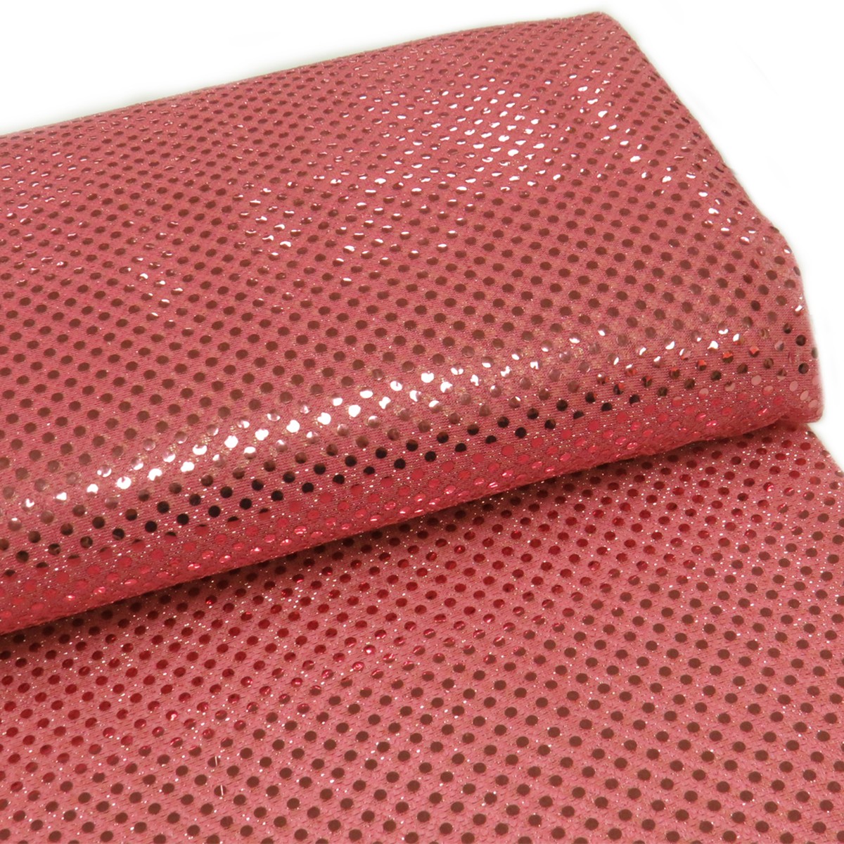 Sequin Fabric 40", Polyester - Pink
