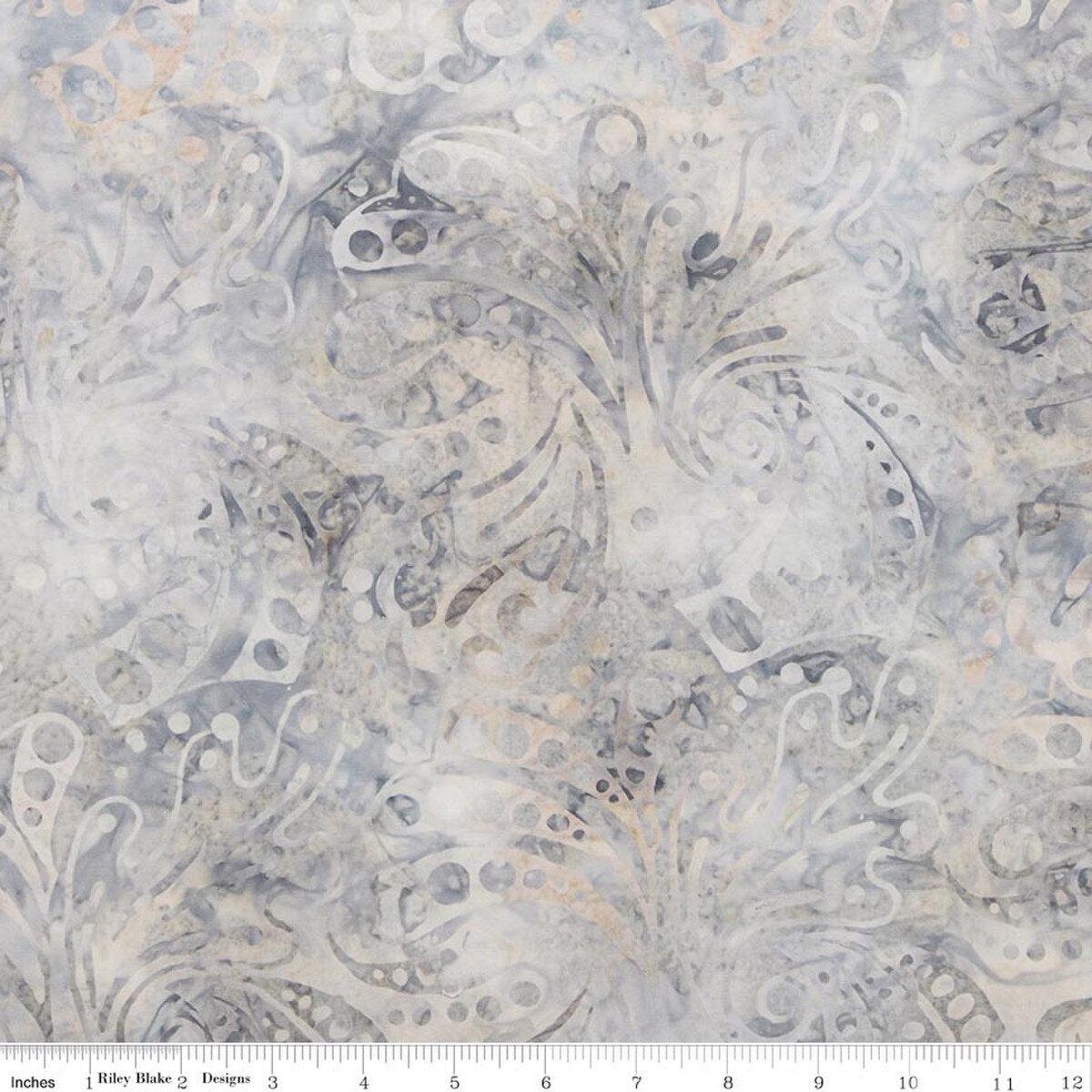 Fabric Riley Blake Dove Silver Shores Expressions Batiks by the Quarter Yard BT23547-552