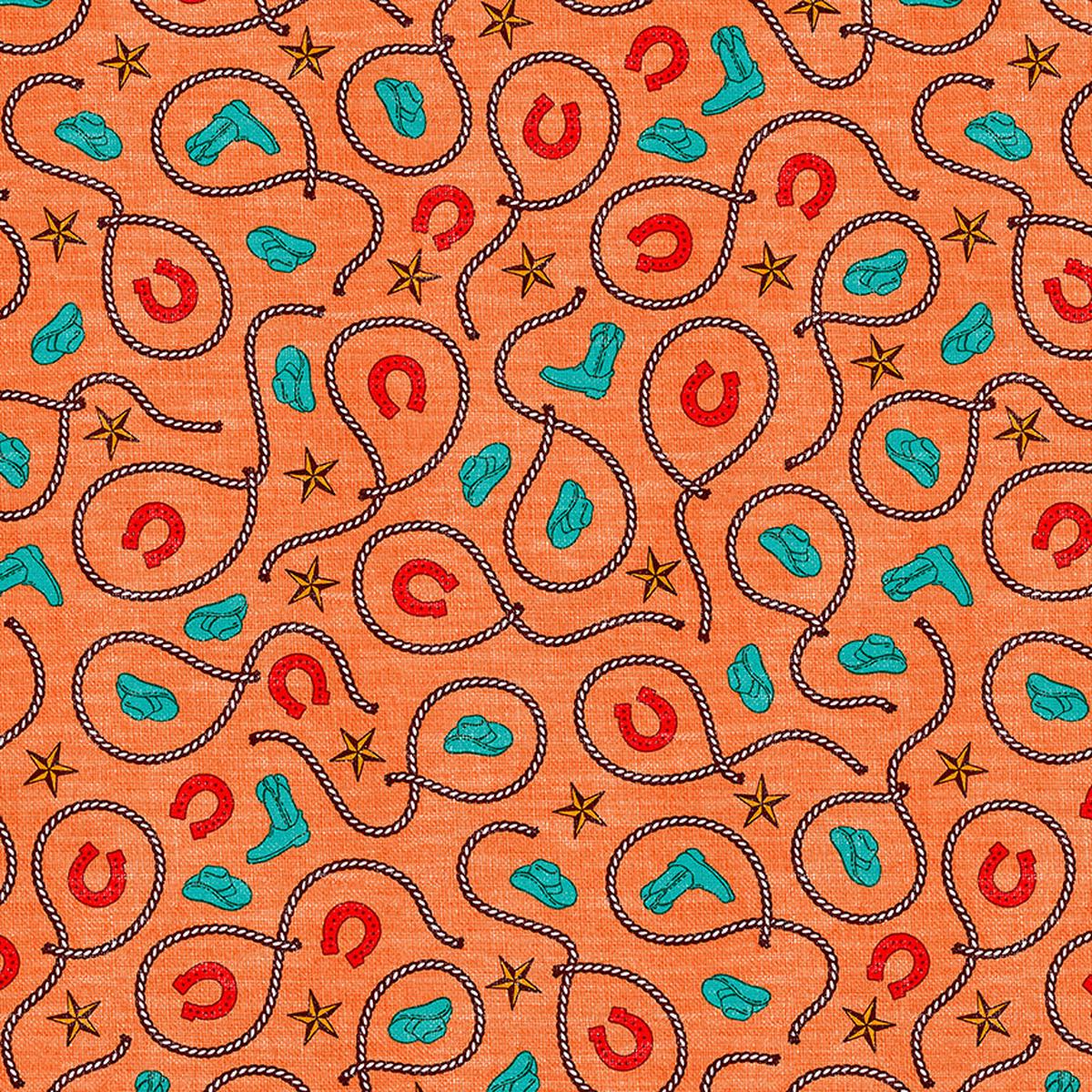 Lasso Toss - Orange - Double Gauze
