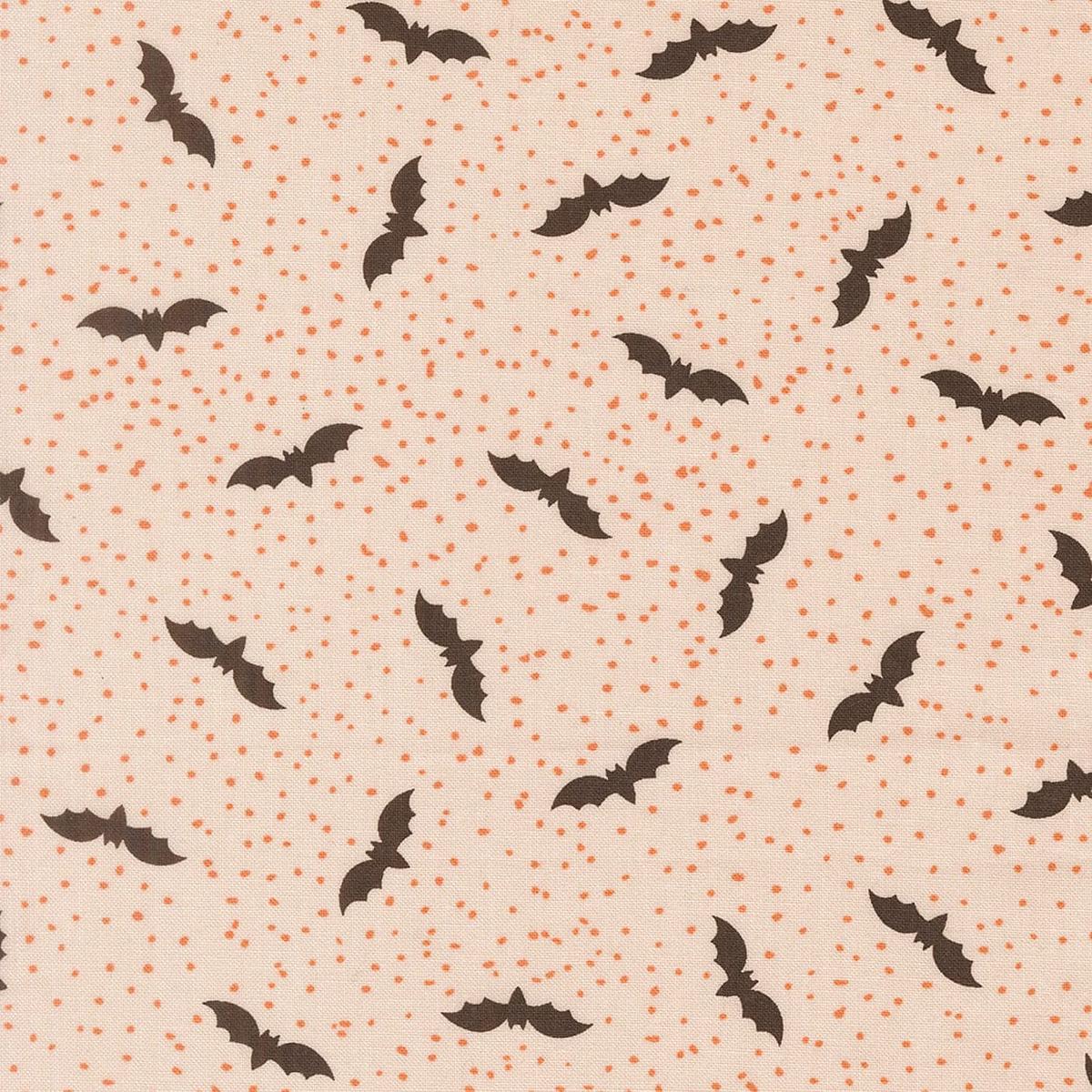 Moda Purrs and Boos Fabric - Bats Halloween Moonbeam 39063 11