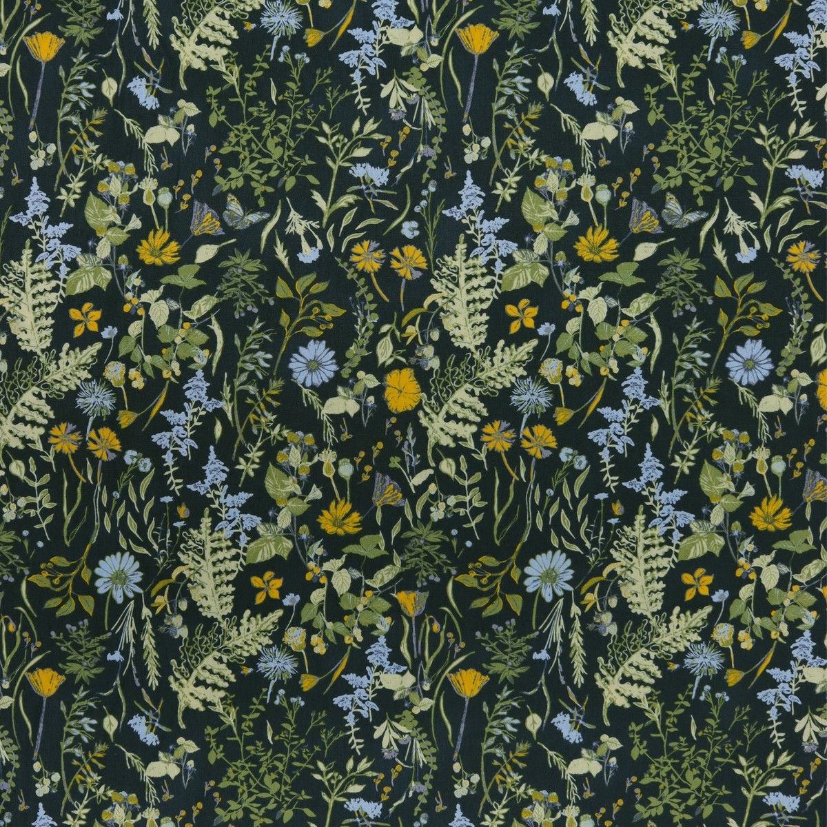 Potager Fabric Collection - Peaceful Meadow Dusk