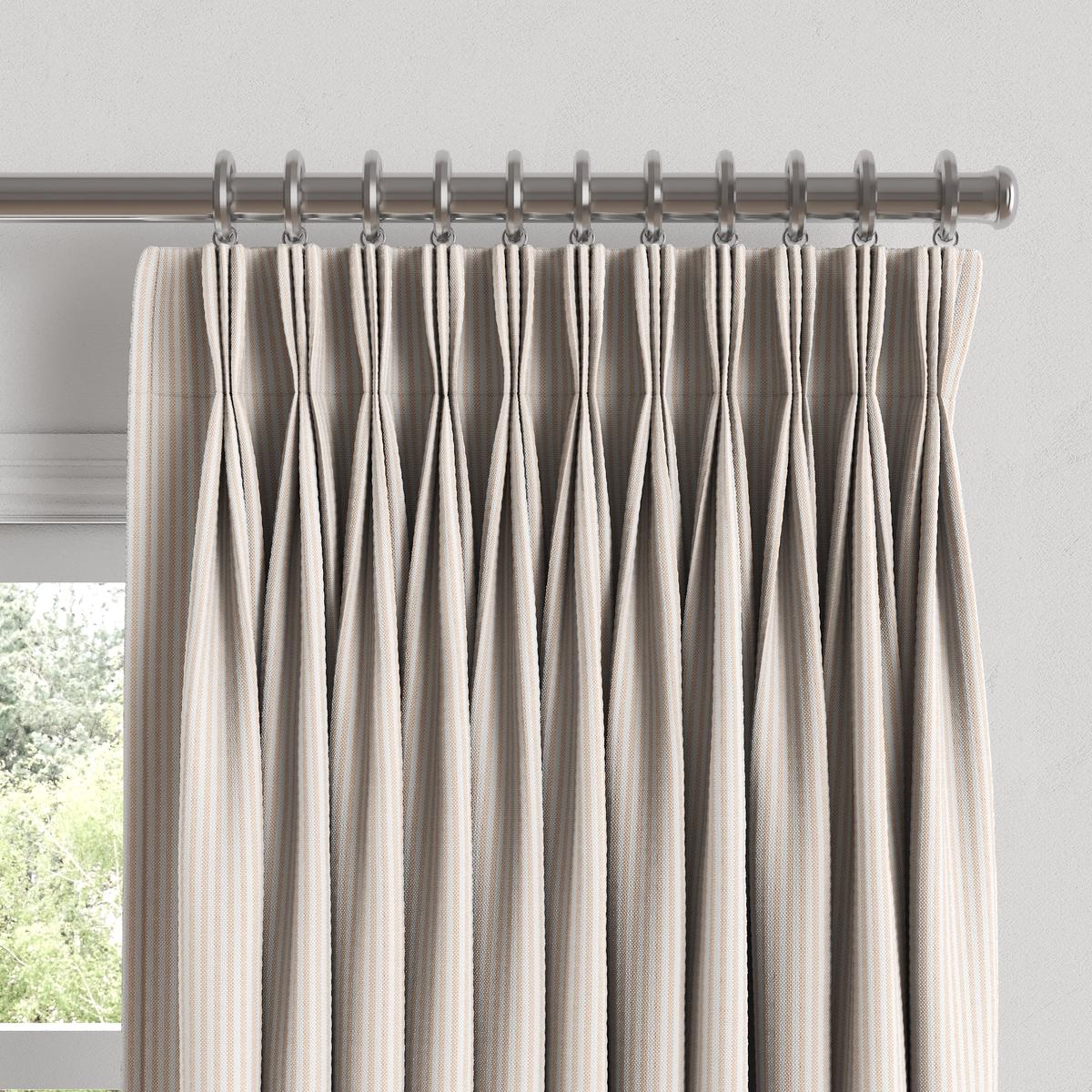 Pinch Pleat Drapery in Baldwin - Ballet Slipper